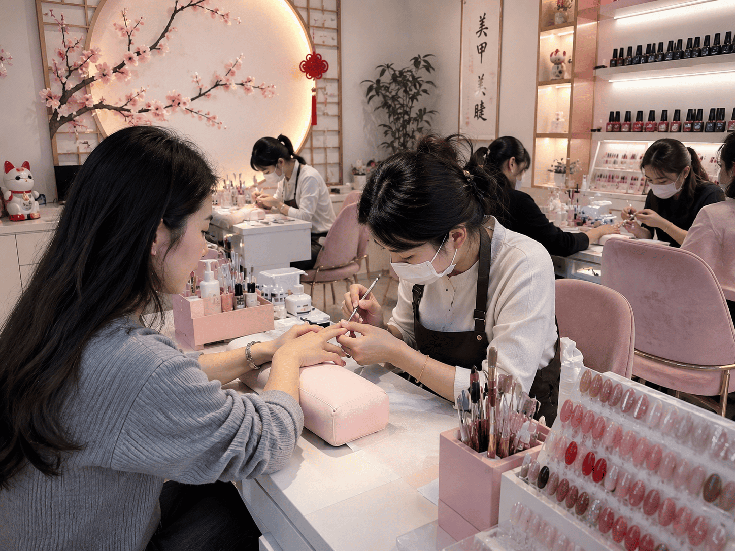 Illustration for: Appointment scheduling software for nail salons: organize your calendar better and avoid missed appointments
